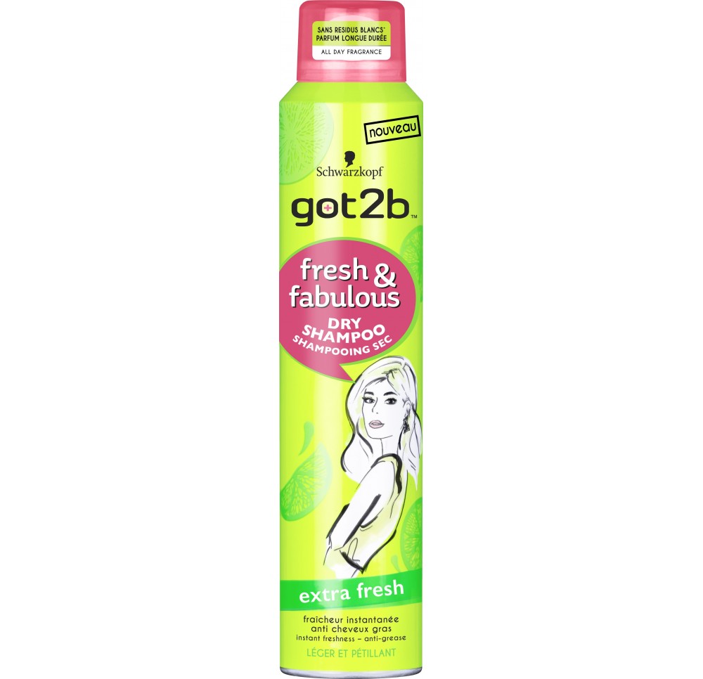 GOT2B fresh&fabulous dry shampoo regular 200 ml