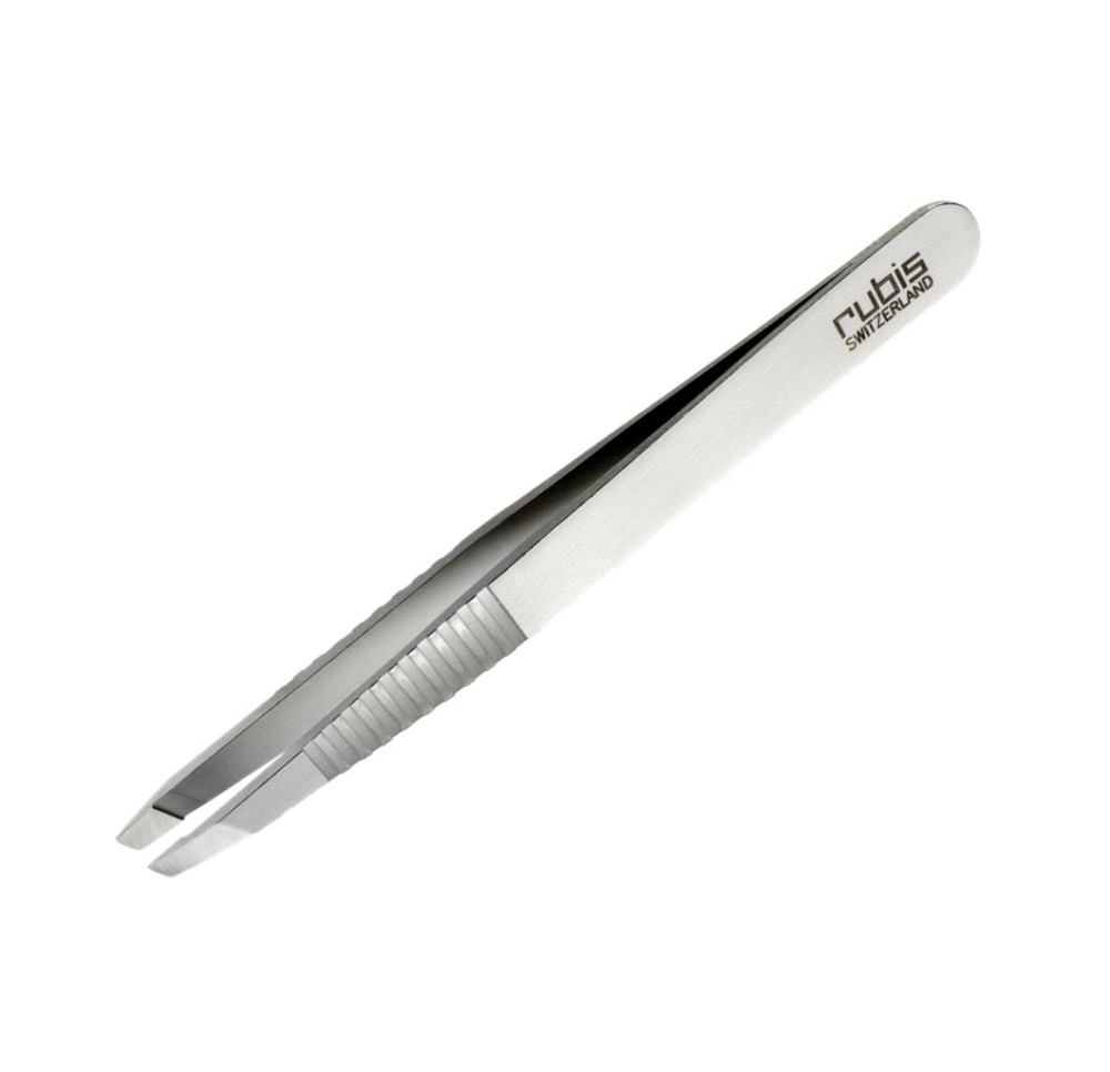 RUBIS pincette ProGrip biseautée inox