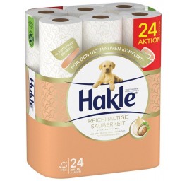 HAKLE propreté riche Shea Butter rouleau 24 pce