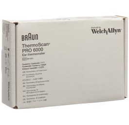 BRAUN ThermoScan thermom aur PRO 6000 Welch Allyn