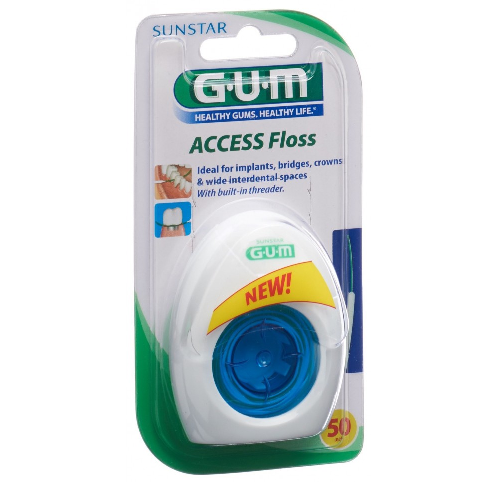 GUM Access Floss soie dentaire 50 pce