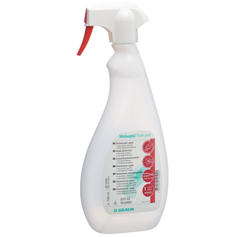 MELISEPTOL foam pure spr 750 ml MELISEPTOL foam pure spr 750 ml
