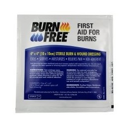 BURNFREE pansement 10x10cm stérile pré-gélifié