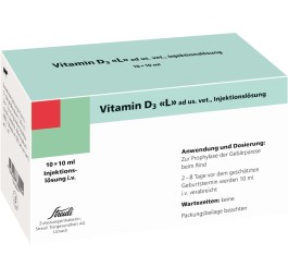 VITAMINE D3 L 1 mio UI ad us. vet. 10 fl 10 ml