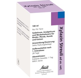 XYLAZIN Streuli sol inj 20 mg/ml ad us vet. 100 ml