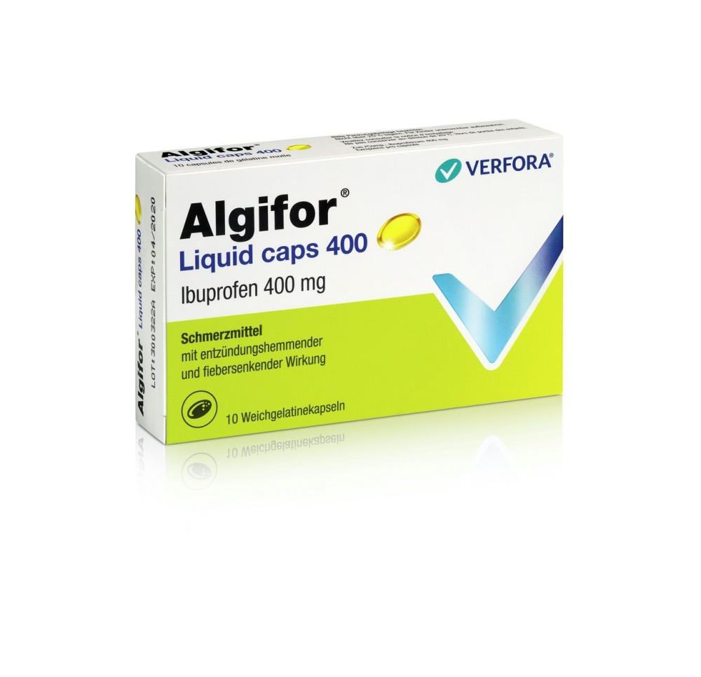 ALGIFOR Liquid caps 400 mg 10 pce ALGIFOR Liquid caps 400 mg 10 pce