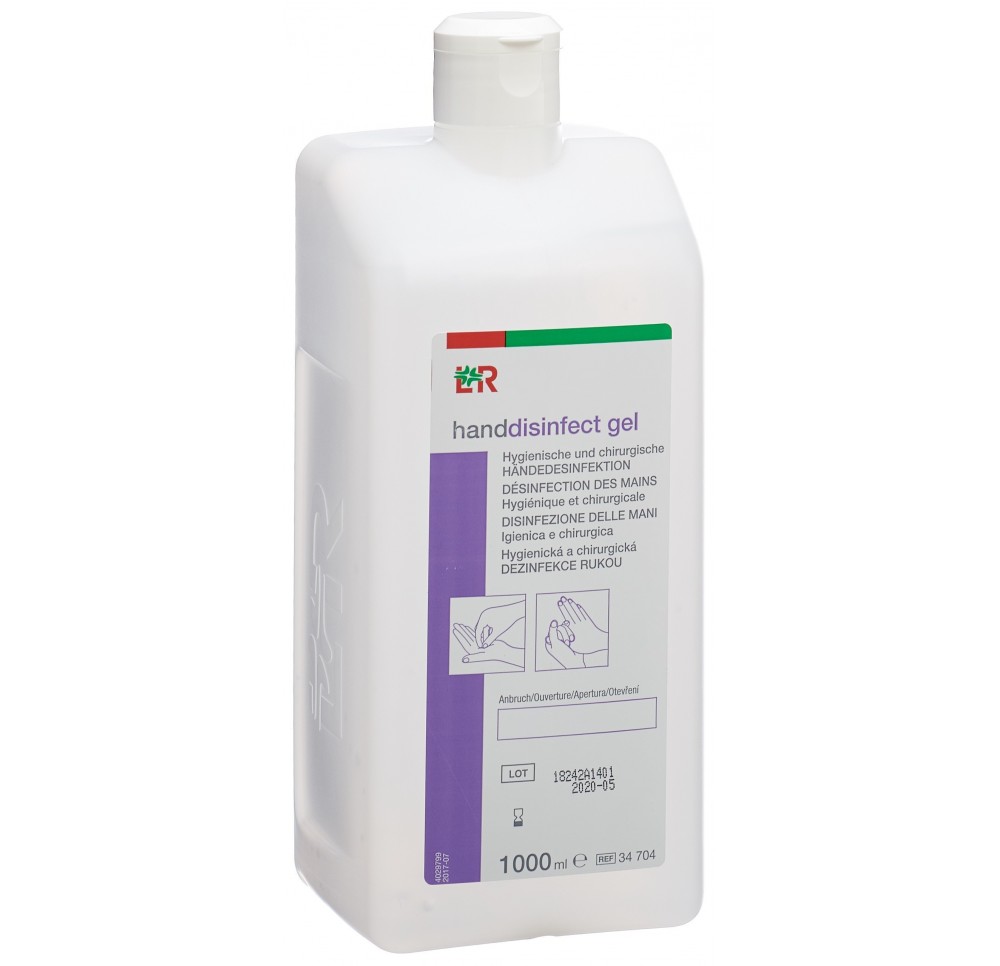 L+R handdisinfect gel fl 1000 ml