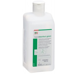 L+R handdisinfect green fl 500 ml