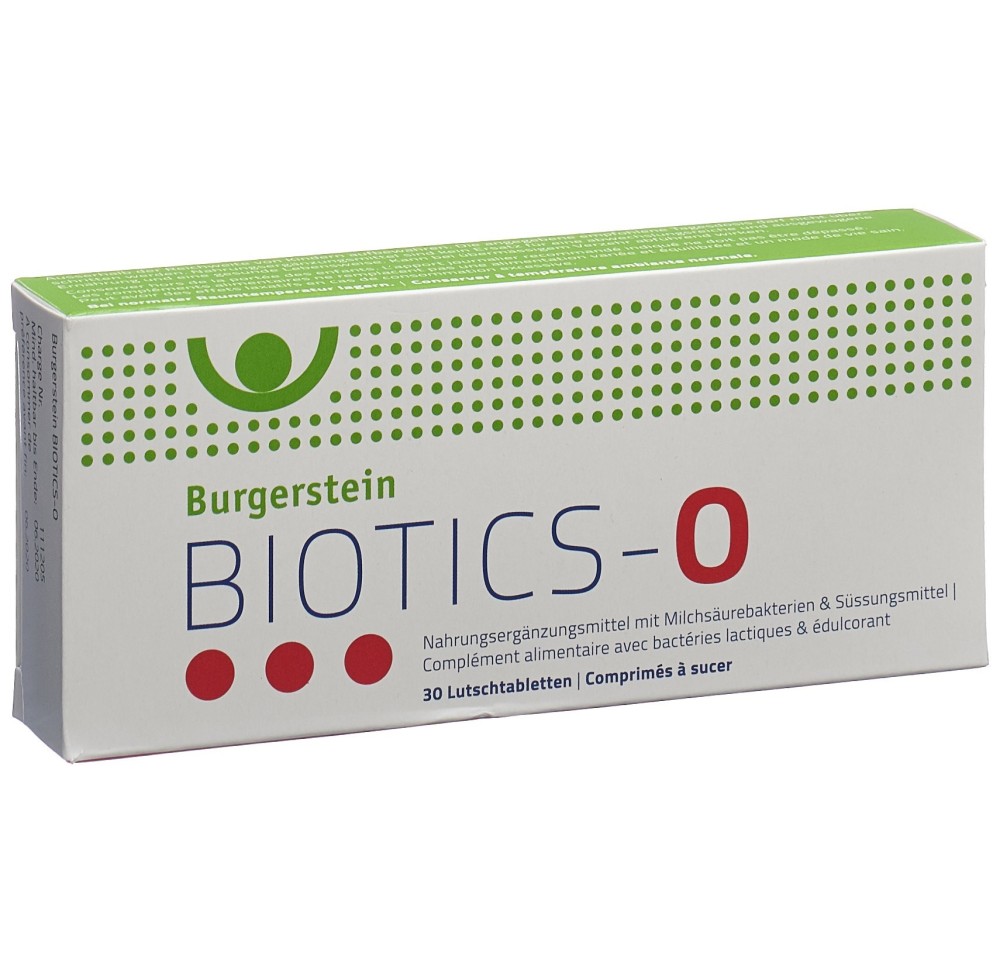BURGERSTEIN Biotics-O cpr blist 30 pce