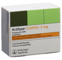 ACTILYSE Cathflo subst sèche 2 mg flac 5 pce