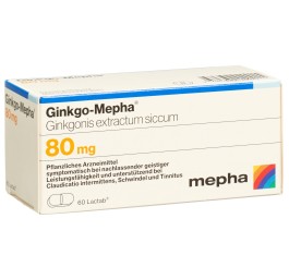 GINKGO Mepha cpr pell 80 mg 60 pce