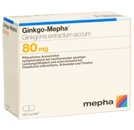 GINKGO Mepha cpr pell 80 mg 120 pce