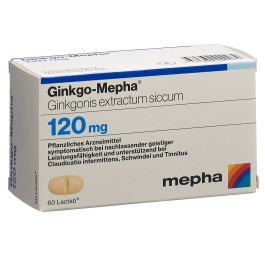 GINKGO Mepha cpr pell 120 mg 60 pce