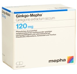 GINKGO Mepha cpr pell 120 mg 120 pce