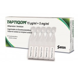 TAPTIQOM gtt opht 15mcg/ml + 5mg/ml 30 x 0.3 ml