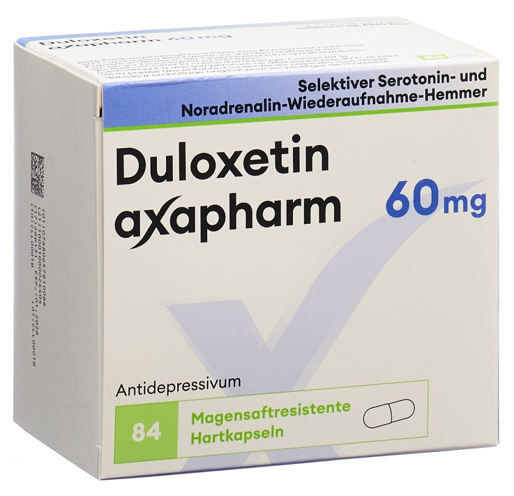 DULOXETINE axapharm caps 60 mg 84 pce