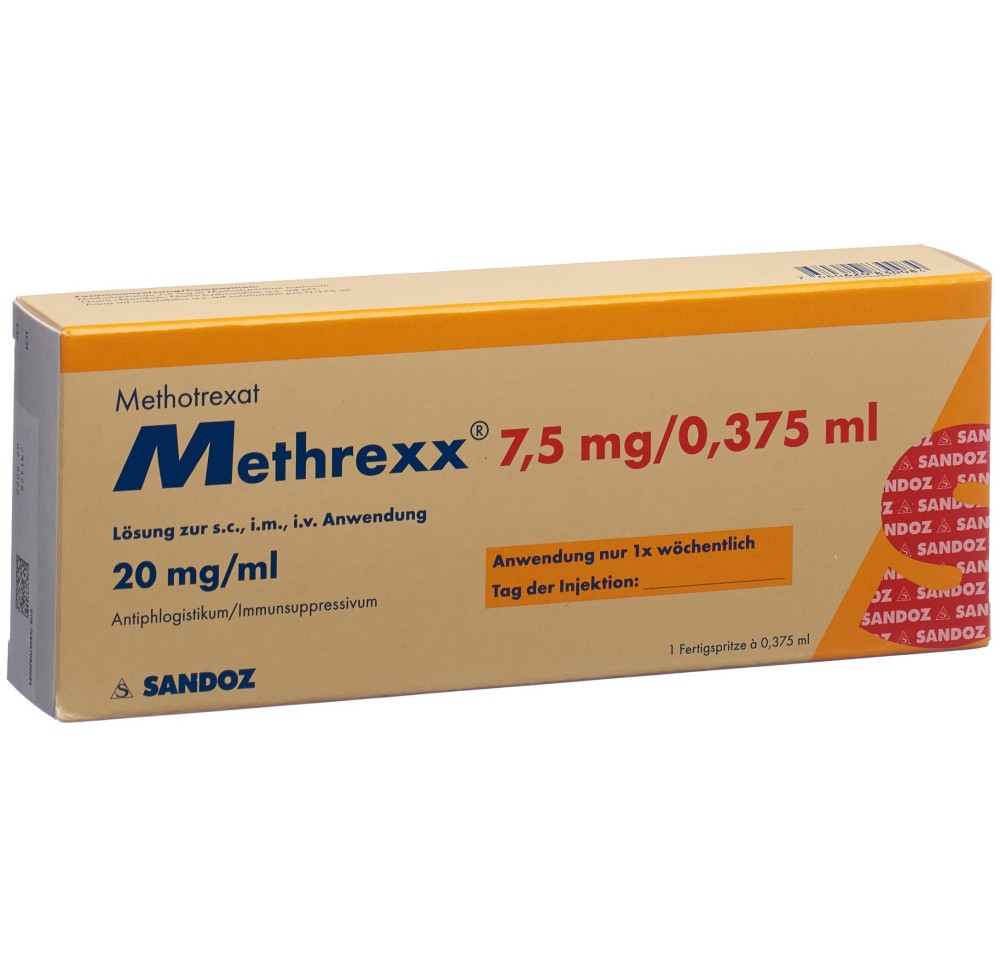 METHREXX sol inj 7.5 mg/0.375ml ser pré 0.375 ml METHREXX sol inj 7.5 mg/0.375ml ser pré 0.375 ml