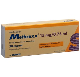 METHREXX sol inj 15 mg/0.75ml ser pré 0.75 ml