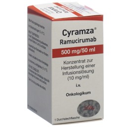 CYRAMZA conc perf 500 mg/50ml flac