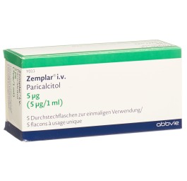 ZEMPLAR sol inj 5 mcg/ml 5 flac 1 ml