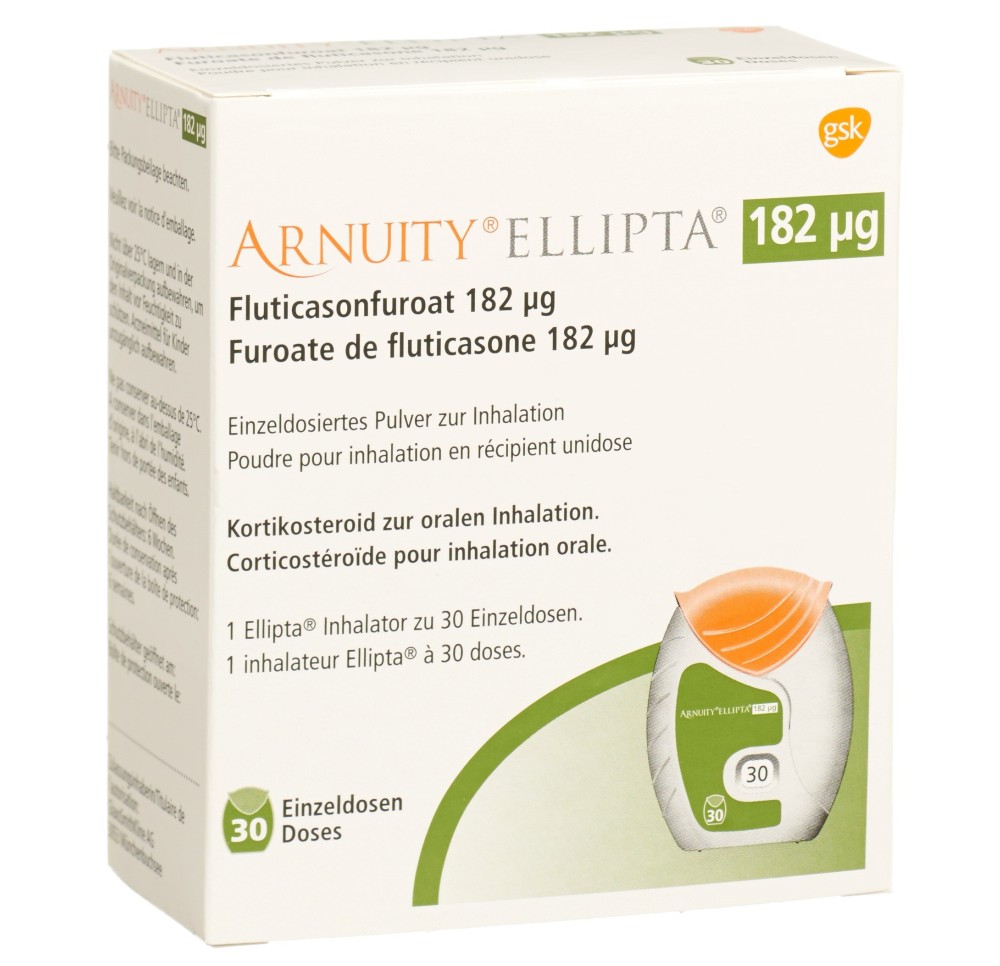 ARNUITY ELLIPTA pdr inh 182 mcg 30 dos ARNUITY ELLIPTA pdr inh 182 mcg 30 dos