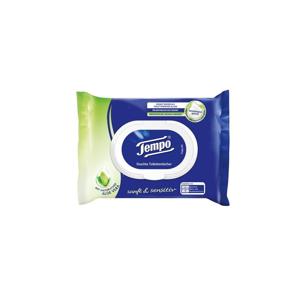 TEMPO lingettes humide Sanft&Sensitiv 42 pce