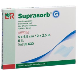 SUPRASORB G pansement gel 5x6.5cm 5 pce