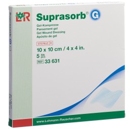 SUPRASORB G pansement gel 10x10cm 5 pce