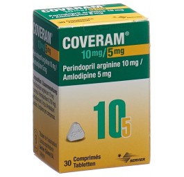 COVERAM cpr 10/5 mg bte 30 pce