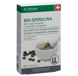 DÜNNER Bio Spirulina vitalité cpr NL 80 pce