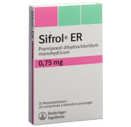 SIFROL ER cpr ret 0.75 mg 10 pce