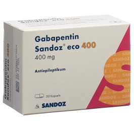 GABAPENTINE Sandoz eco caps 400 mg 50 pce