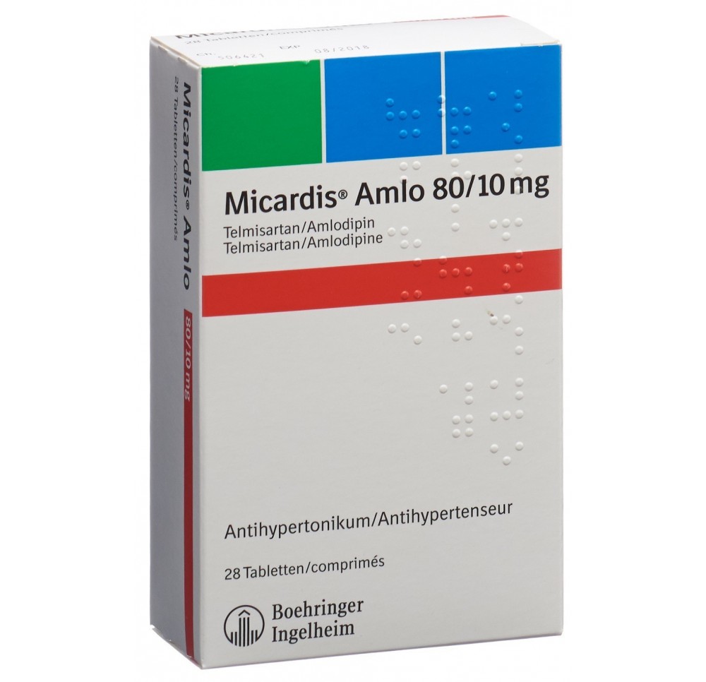 MICARDIS Amlo cpr 80/10 mg 28 pce