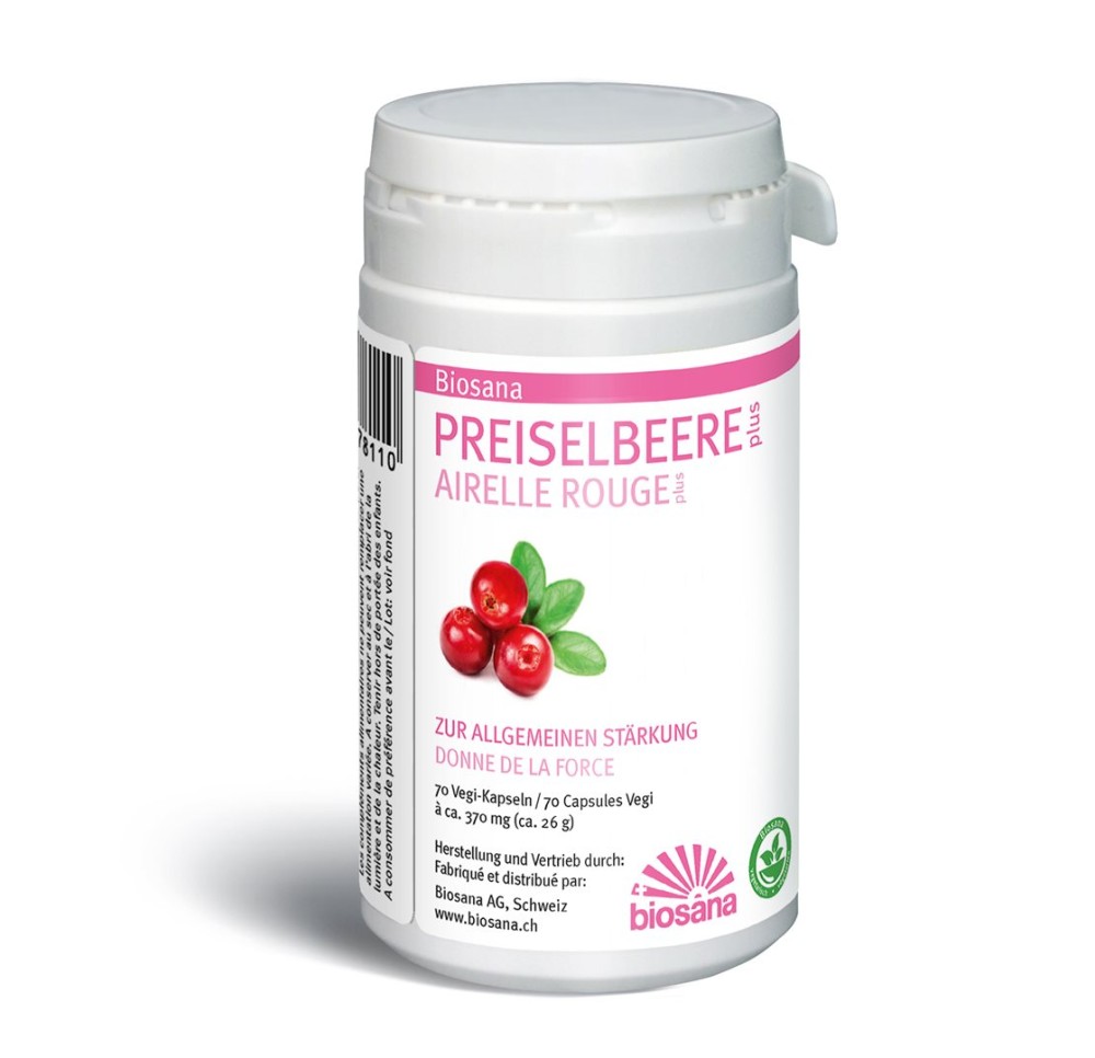 BIOSANA airelle rouge plus caps bte 70 pce
