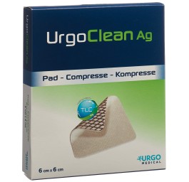 URGOCLEAN Ag nett pl Hydro Poly 6x6cm adh 10 pce