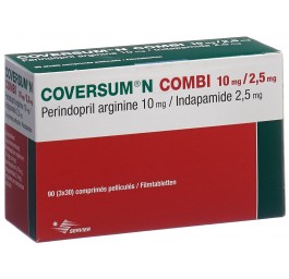 COVERSUM N Combi cpr pell 10/2.5 mg bte 90 pce