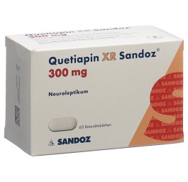 QUETIAPINE XR Sandoz cpr ret 300 mg 60 pce