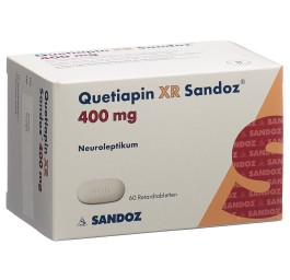 QUETIAPINE XR Sandoz cpr ret 400 mg 60 pce