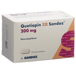 QUETIAPINE XR Sandoz cpr ret 200 mg 100 pce