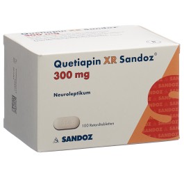 QUETIAPINE XR Sandoz cpr ret 300 mg 100 pce