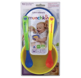 MUNCHKIN Bol cuillère couvercle set 10 pce