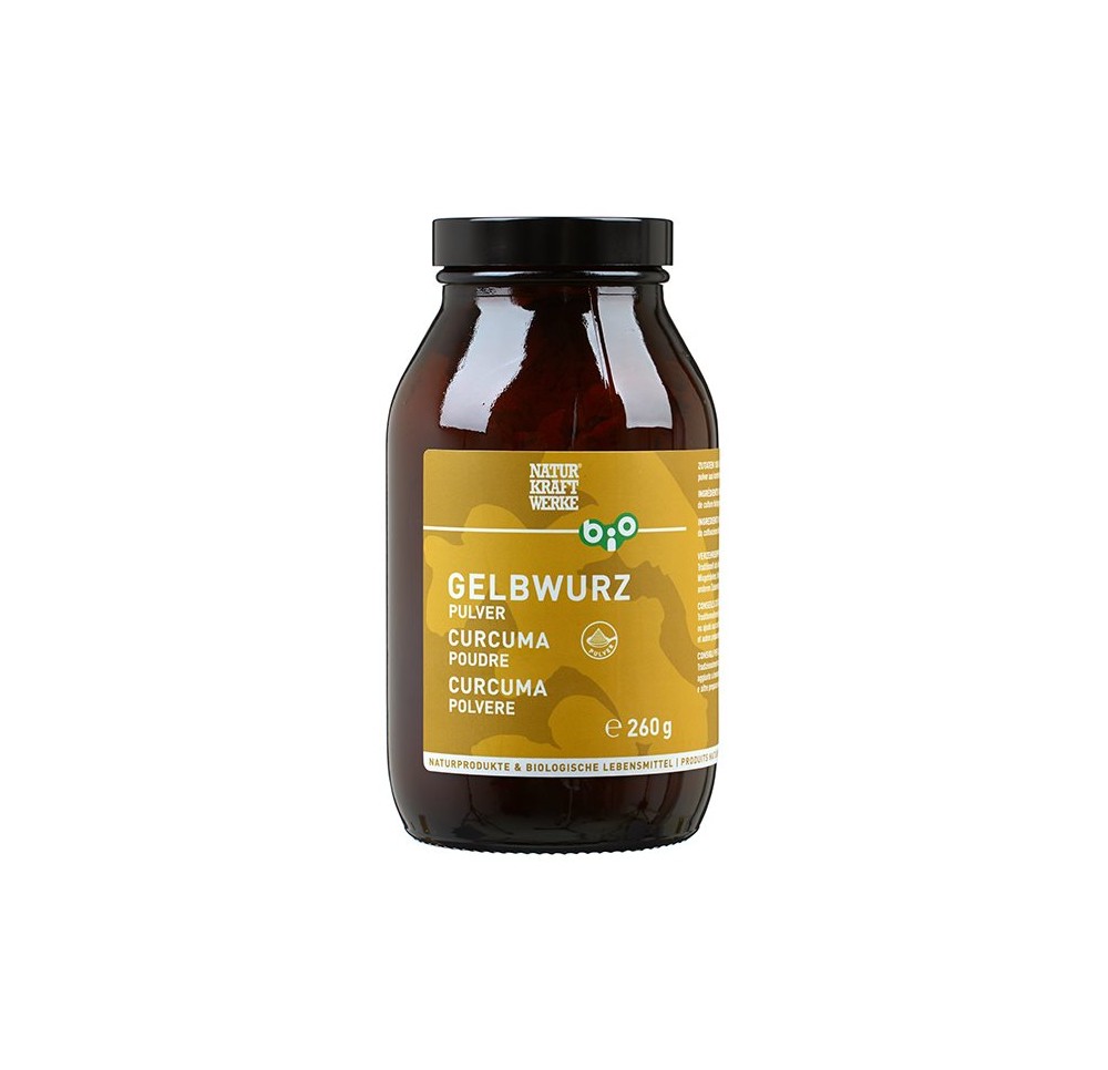 NATURKRAFTWERKE Curcuma poudre bio 260 g NATURKRAFTWERKE Curcuma poudre bio 260 g