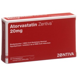 ATORVASTATIN Zentiva cpr pell 20 mg 30 pce