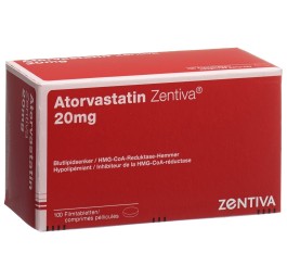 ATORVASTATIN Zentiva cpr pell 20 mg 100 pce