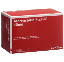 ATORVASTATIN Zentiva cpr pell 40 mg 100 pce