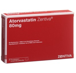 ATORVASTATIN Zentiva cpr pell 80 mg 30 pce