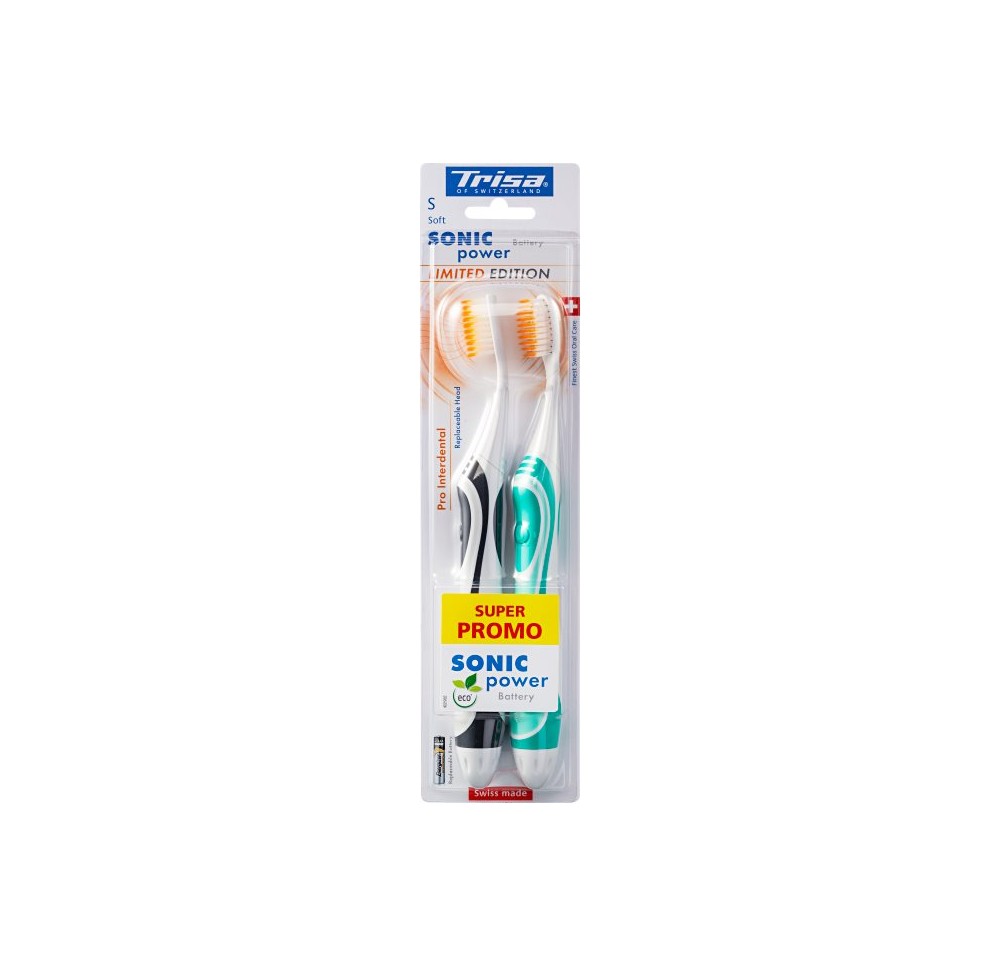 TRISA SonicPower Battery Pro Interd DUO 2 pce