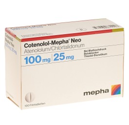 COTENOLOL Mepha Neo cpr pell 100/25 100 pce
