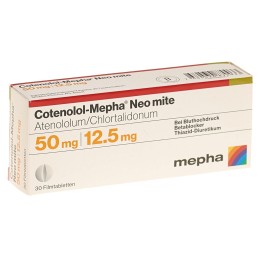 COTENOLOL Mepha Neo mite cpr pell 50/12.5 30 pce