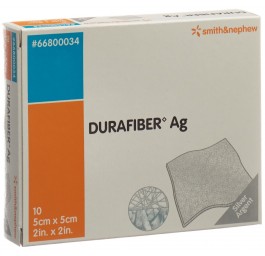 DURAFIBER AG pansement vulnéra 5x5cm stér 10 pce